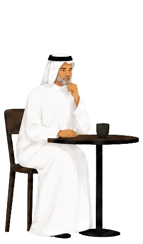 مسؤول متمرس في جلسة تفكير وتأمل