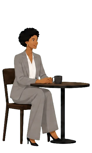 A specialist sitting and thinking a problem through.